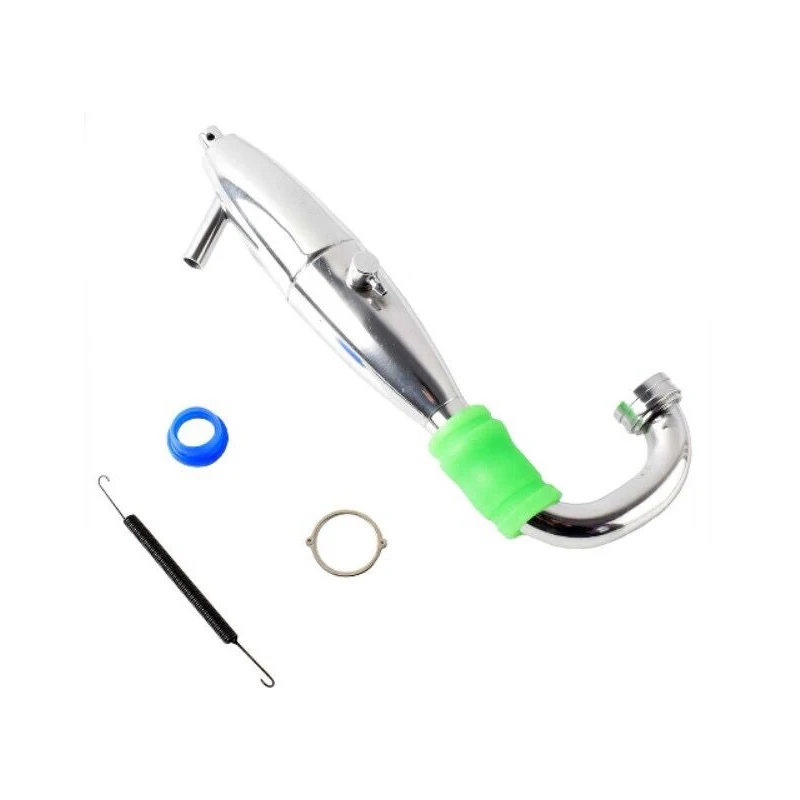 1set Aluminum Exhaust Pipe & Spring for RC 1/8 Models RC Car Nitro Engine