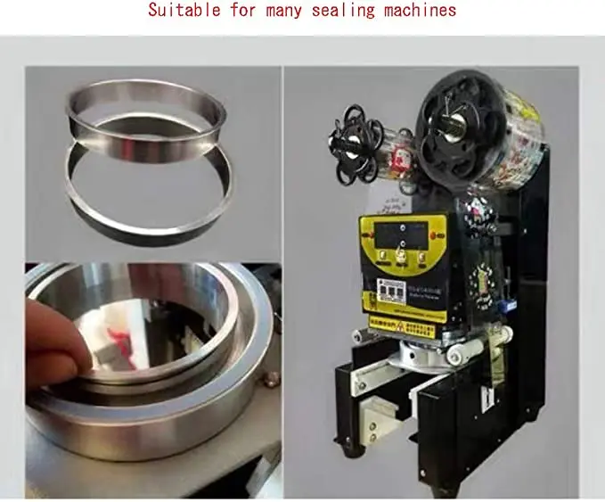 Aluminum Cup Ring for Cup Sealer Machine of 90mm Diameter，Suitable for many sealing machines (Paper and Plastic Cup