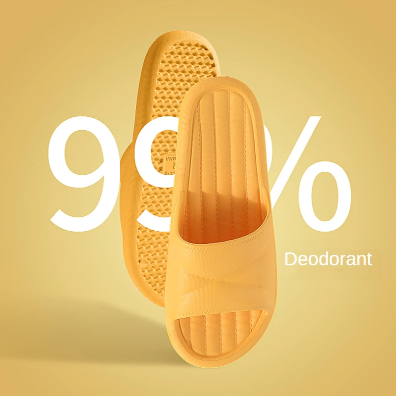 

Summer Female Household Slippers Indoor Antiskid Household Bathroom Shower Foam Light Mute Odor-proof Soft Bottom Male Sandals