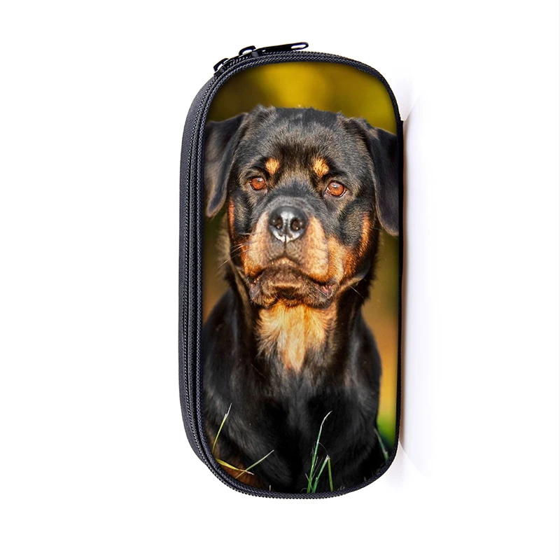 Cane Beagle Pastore Tedesco Rottweiler Cosmetico Custodie Sacchetto Della Matita di Trucco Delle Donne di Borse Adolescente Ragazze Pencil Box Caso