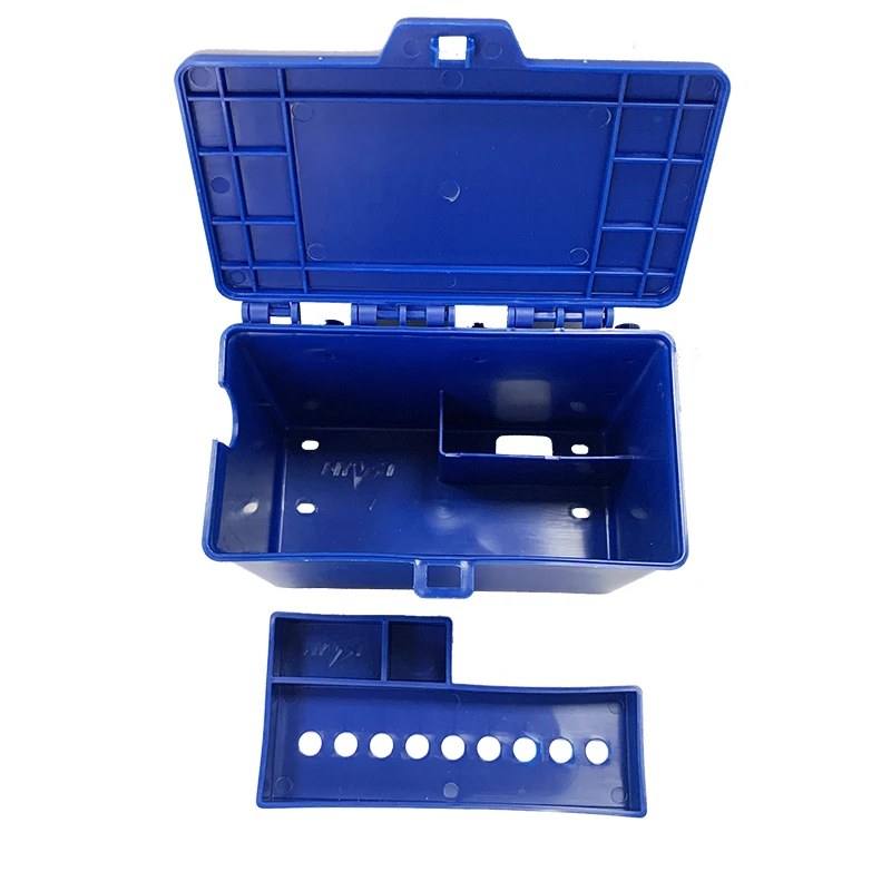 HYVST Tool Box for Airless Paint Sprayer Painting Machine Blue Black Color Multifunctional Storage Box