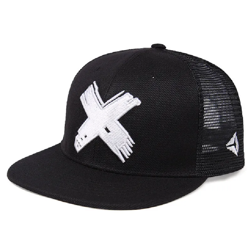 Baseball Cap Men Women X Logo Cotton Snapback Streetwear HipHop Sport Cap Casual Sun Visor Trucker Hat  Retro Bone Dropshipping