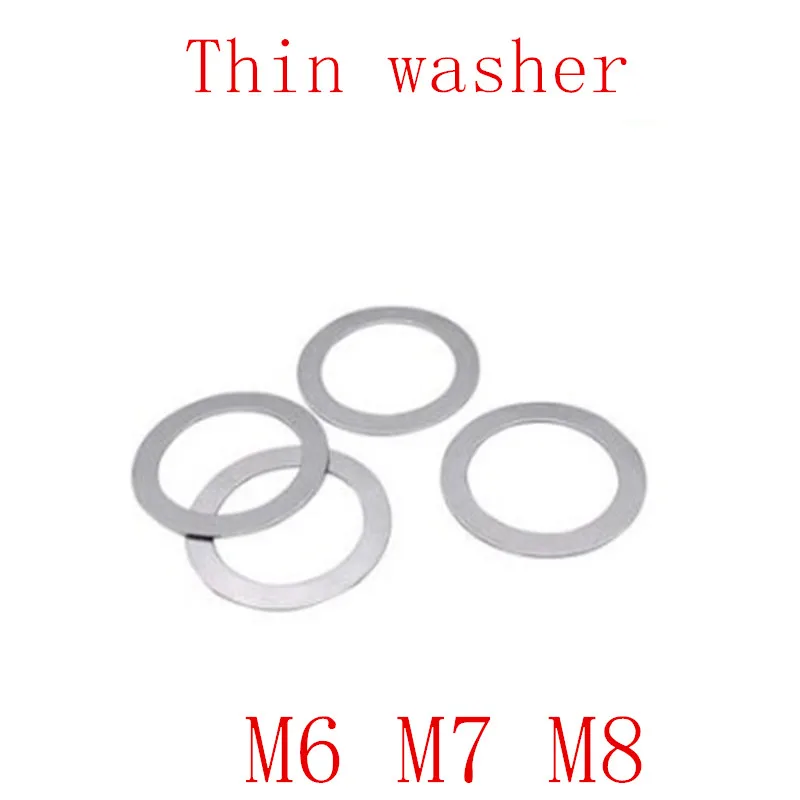 Stainless Steel Flat Washers 50pcs