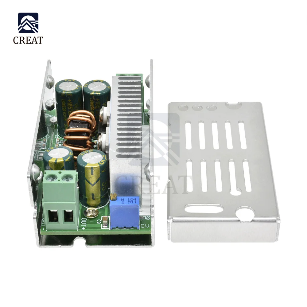 Понижающий преобразователь, регулируемый регулятор напряжения с чехлом, 60 в, 15 А, 200 Вт