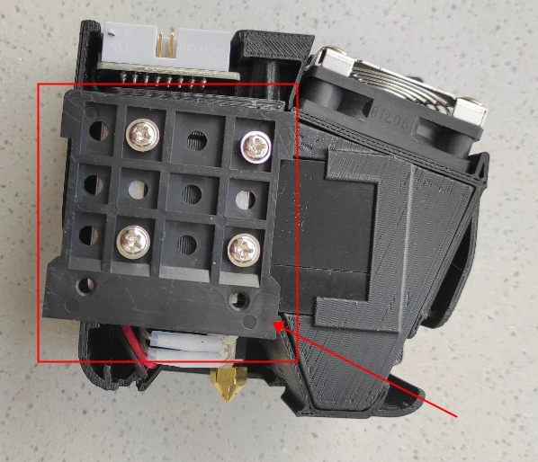 Afinia H400 H400+ 3DPRINTER Up Mini 2 لوحة ثابتة للطارد، كتلة دليل الفوهة، لوحة بلاستيكية ثابتة لرأس الطباعة، عربة #5