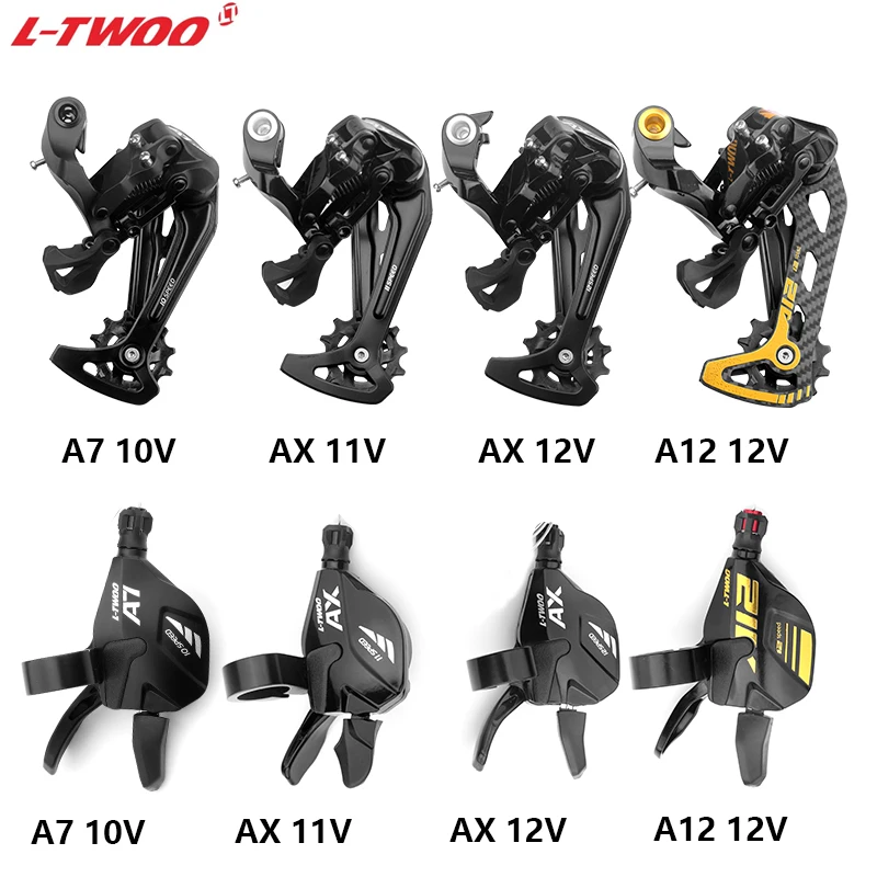 LTWOO 9 10 11 12 Speed MTB Bike Rear Derailleurs A5 A7 AX11/12 Trigger Shifter Mountain Shift Groupset Compatible For SHIMANO