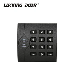 Ip65 waterproof  Proximity 125khz Rfid Card Reader with keyboard Wiegand 26/34 13.56mhz Reader For Access Control System KR202