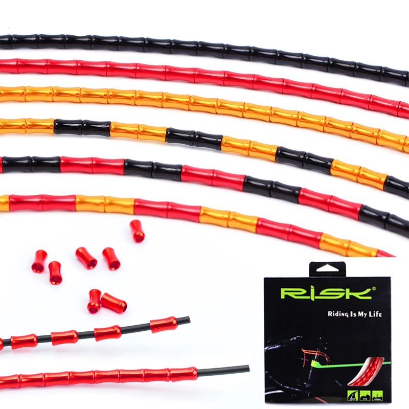 AliExpress NONE RISK MTB Road Bike Bicycle Derailleur Shift Brake Link Cable Bamboo Housing Competition Full Protection Oil Catheter Line Wire