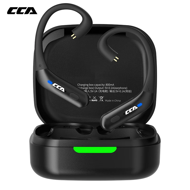 Беспроводной модуль CCA BTX Bluetooth 5,2 QCC3040 для наушников Hi-Fi 0,75 мм, 2-контактный разъем, музыкальный режим/игровой режим Apt-X с низкой задержкой