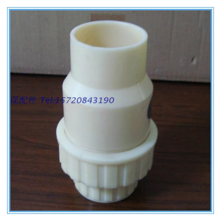 DN 15 / 20 / 25 / 32 / 40 / 50 engineering plastic ABS one way check valve water stop check valve hot sale