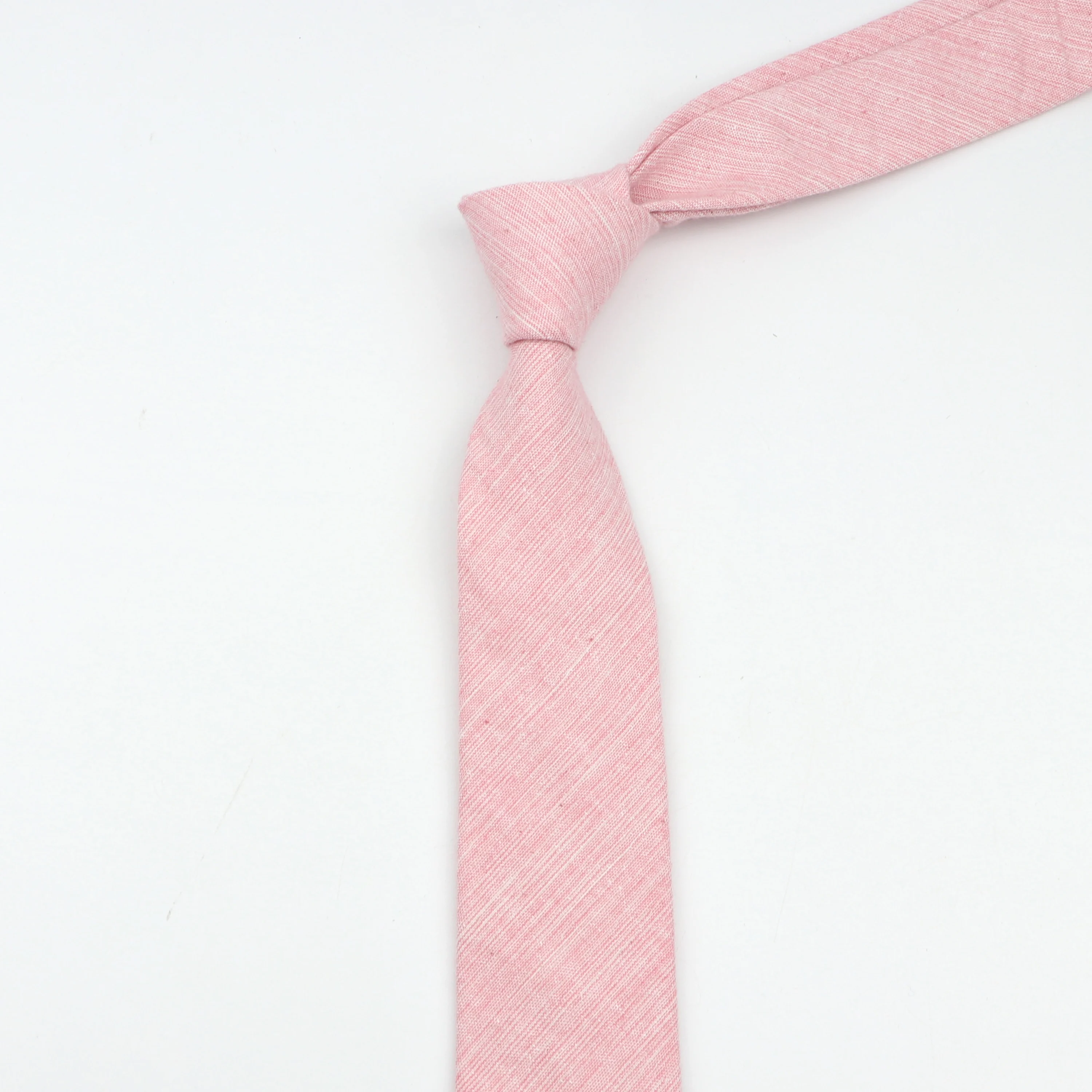 Classic Cotton Brown Pink Blue Plaid Necktie 6cm Slim Fashion Skinny Tie Men Tuxedo Suit Party Casual Accessory Cravat Gift