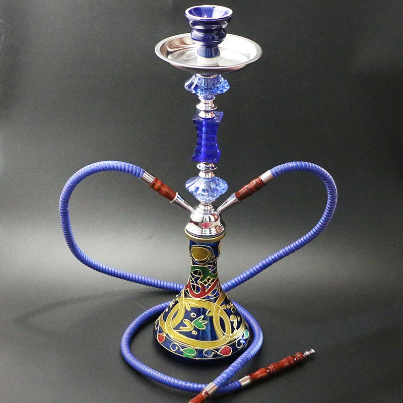 Imagem -06 - Revive o Conjunto Completo de Vidro Base Metal Haste Cerâmica Fumar Tigela Água Tubo Narguile Nargilee Chicha Shisha