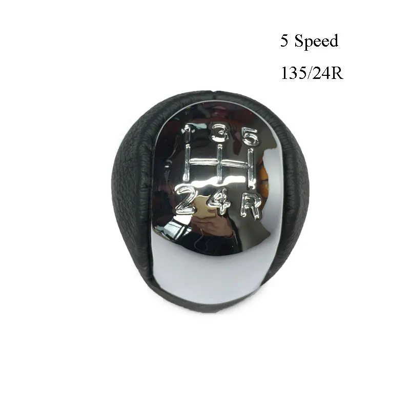 5/6 Speed Shift Knob Hand Lever For OPEL/VECTRA C SIGNUM R123456 2002 2003 2004 2005 PU Leather Car Shift Knobs