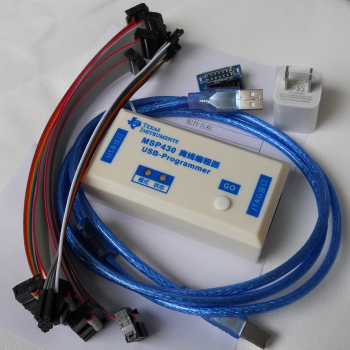 MSP430 Programmer MCU Burner High Speed BSL JTAG Batch Programming Offline Download USB