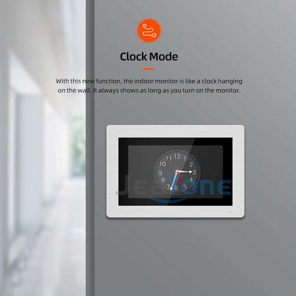 Jeatone-スマートドアアイカメラ,ビデオドア電話,インターホン,Tuya,ワイヤレス,wifi,ホームアラーム,アクセス制御システム,7インチ