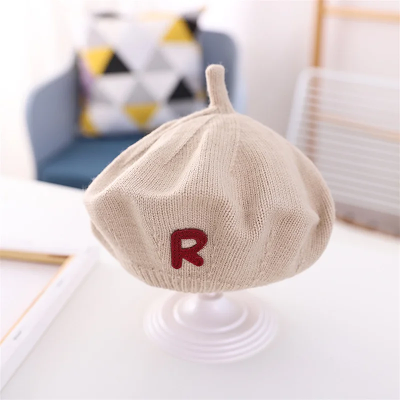 New pumpkin hat Fashion knit Beret Multicolor Children Baby Hats Autumn Winter Styling Accessories 2-6 years old kids hat