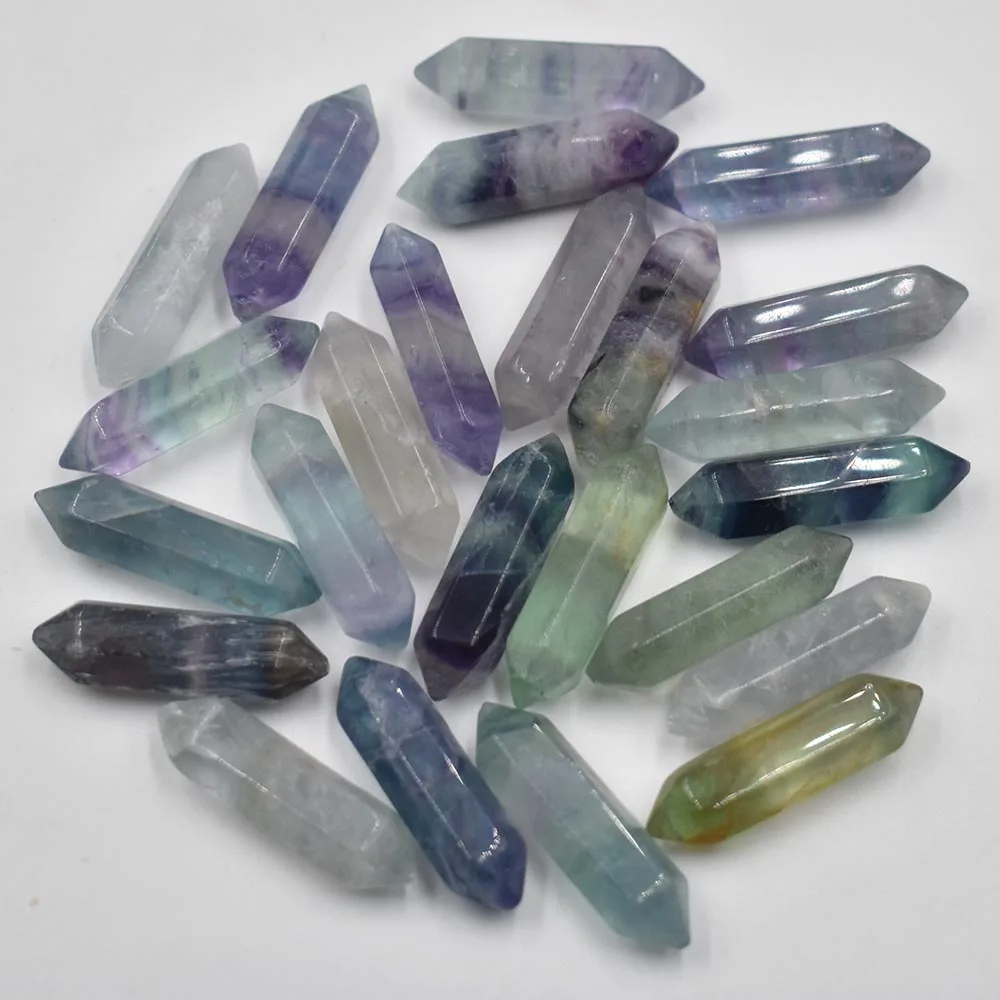 Neue Mode, gute Qualität, Naturstein Amethyst-Säulenanhänger ohne Loch, Schmuckzubehör, 24 Stück/Los, Großhandel, kostenloser Versand. – Detail 5
