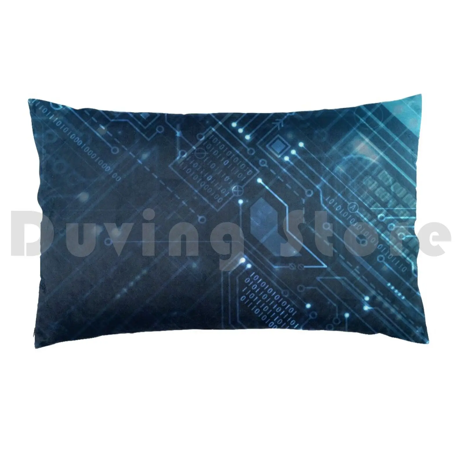 Circuit Board Electro Design Pillow case 404 Protect Secure Safety Safety