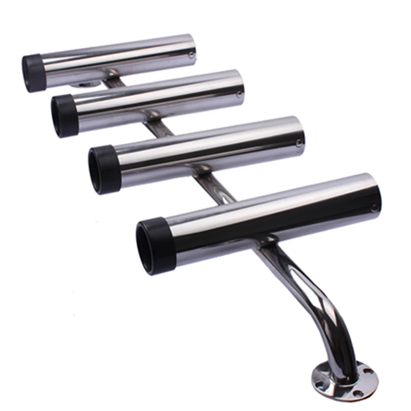 304 Stainless Steel Fishing Rod Holder Tube Rocket Launcher Boat Outfitting Rod Holders Boat Marine Superb