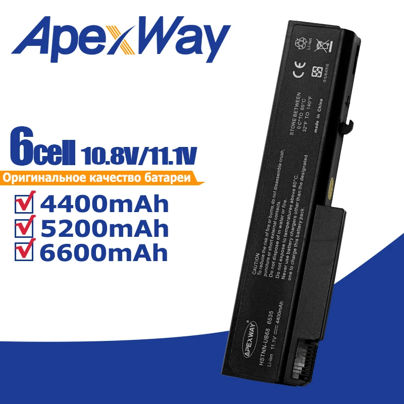 

Аккумулятор Apexway TD06 для ноутбука HP EliteBook 6930p 8440p 8440w for Probook 6440b 6445b 6450b 6540b 6545b