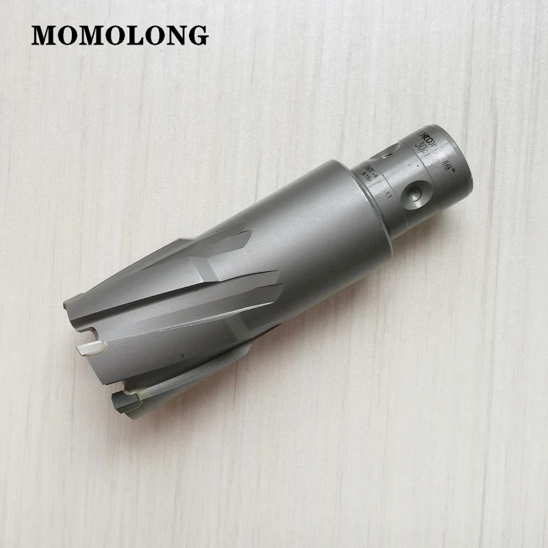 TCT Annular Cutter FEIN Quick-IN Shank 22*50มม.Hollow รูโลหะแม่เหล็กเจาะเส้นผ่าศูนย์กลาง12-65มม.X 50มม