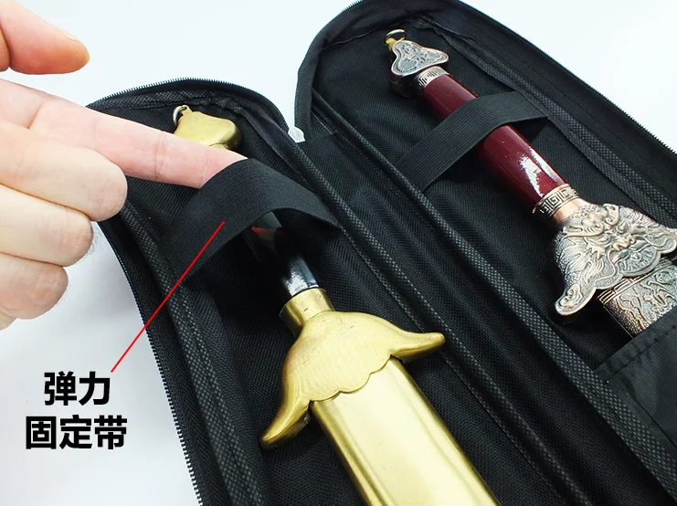 Professional Competition Use Tai Chi Sword Bag Broadsword Fans Wushu Equipment Carrying Case