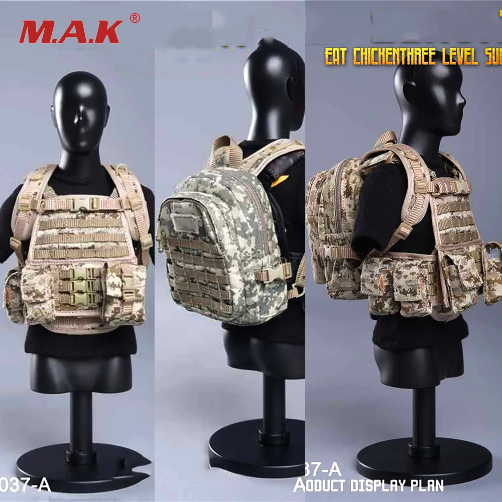 

AS037 1:6 Scale Male Scene Accessories Type A&BChest hanger Gun hanger Tactical backpack Weapon backpack for 12'' Action Figure