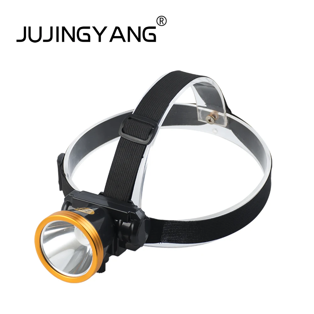 JUJINGYANG New Stepless Dimming LED Headlights High Power 30W Mine Headlights Outdoor Home Rechargeable Headlamp