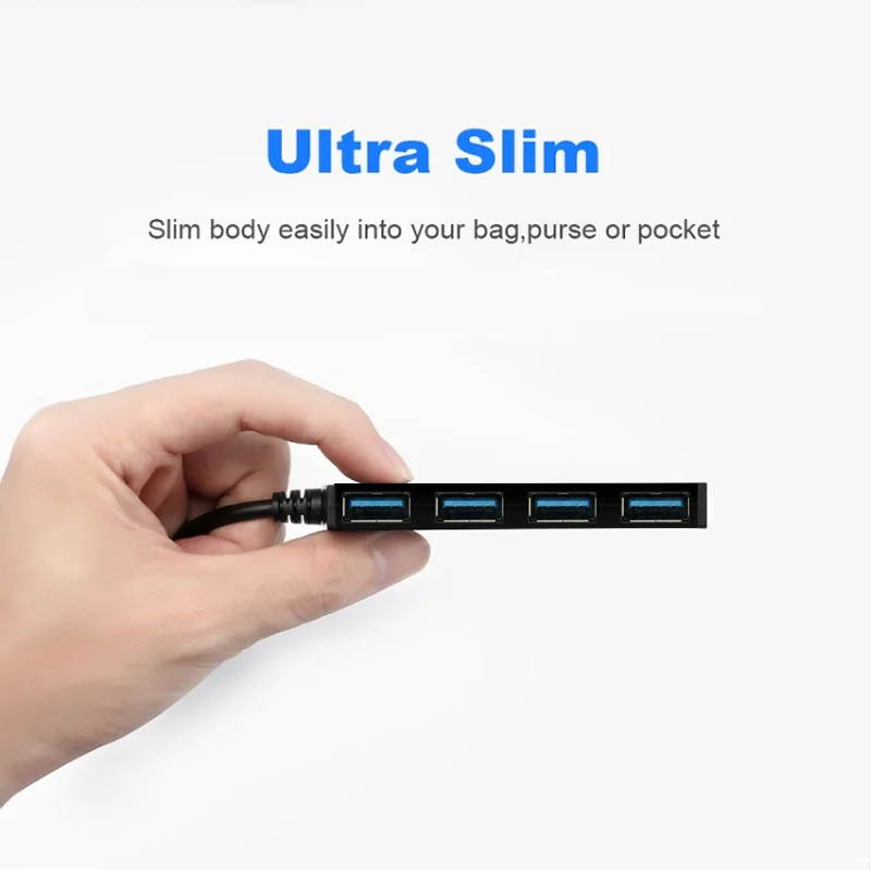 Разветвитель с 4 портами USB Type-C для ноутбуков и компьютеров