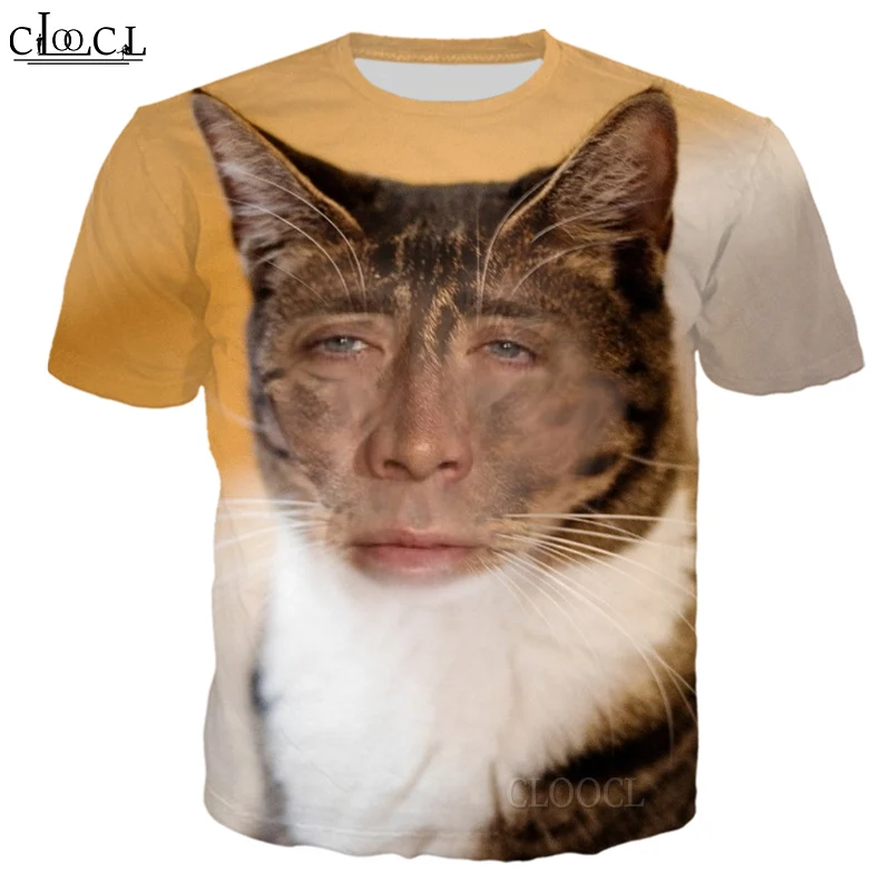 CLOOCL Newest Nicolas Cage 3D Print Mens T Shirt Harajuku Summer Short Sleeve Street Casual Unisex T-shirt Tops Drop Shipping