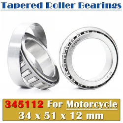 345112 Ural CJ-K750 Motor Bearing 34x51x12 mm 2 PCS Front Steering Wheel Bearings Case For R1 R50 R71 M72 Threst Kit Retro