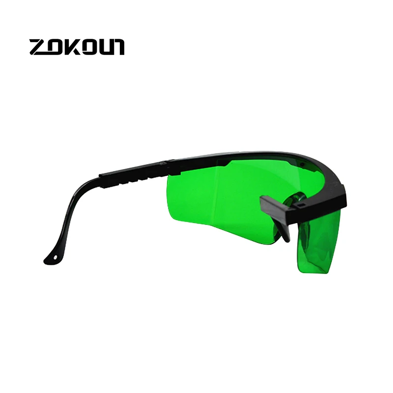 ZOKOUN NO burr Good quality telescopic frame eyes protective glasses available working with green laser lines