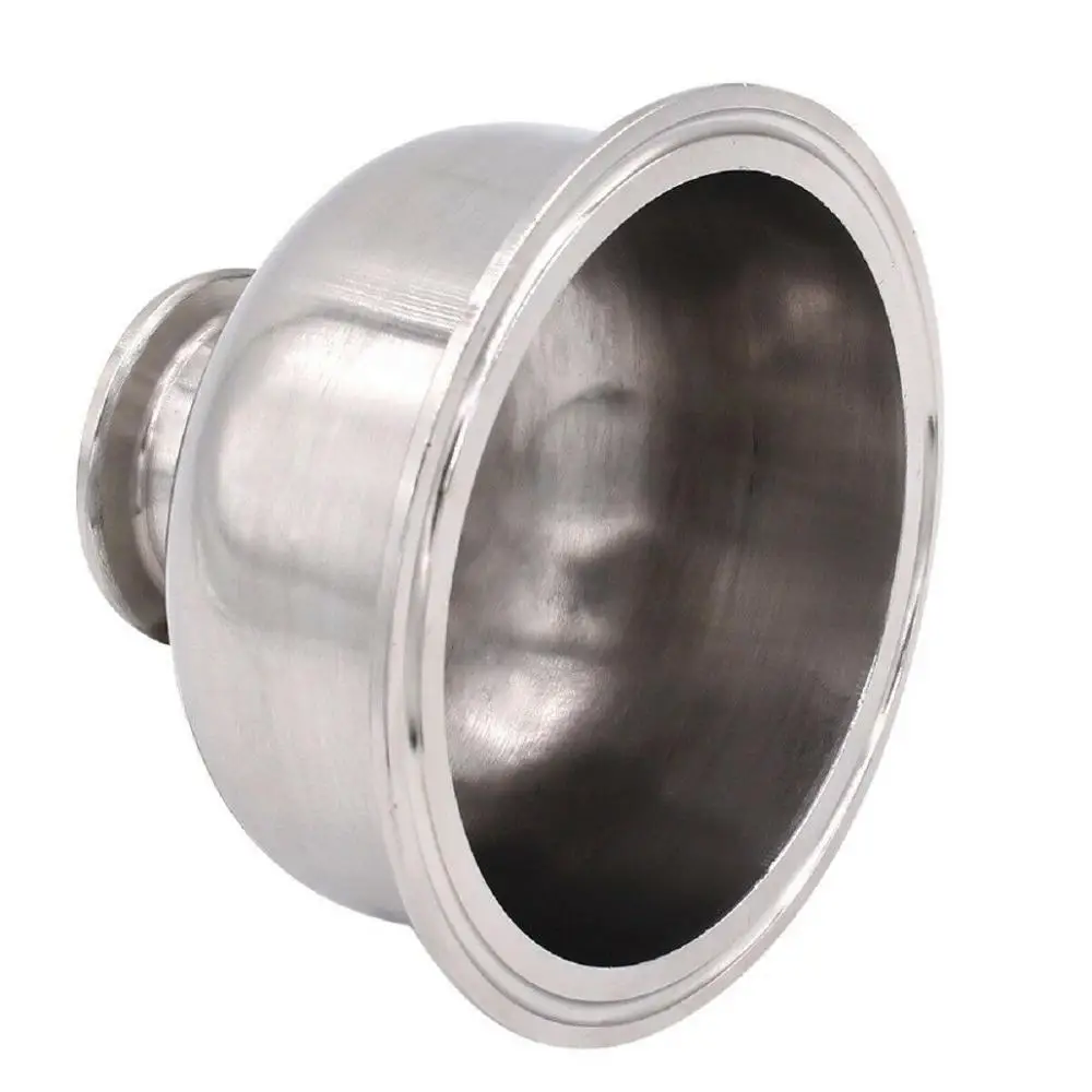 1 Buah 1.5 "Ke 4" 304SS Hemispherical Tri-clamp Bowl Reducer Saniter Pipa Fitting