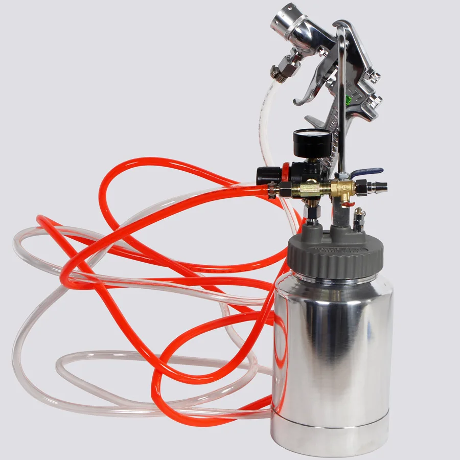 2L water bag underwater pot spray gun spray gun real stone paint spray paint spray gun latex paint pneumatic tool