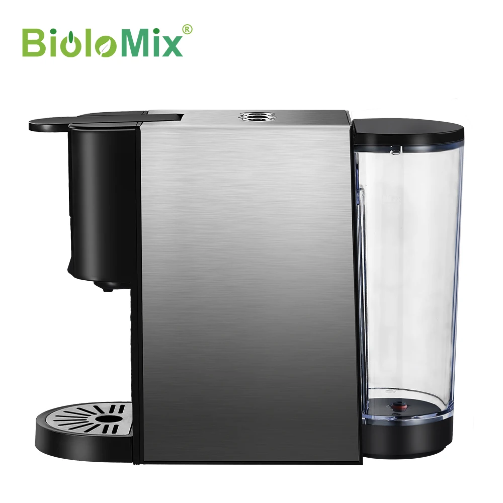 BioloMix-cafetera Espresso 3 en 1, máquina de café con cápsulas múltiples, 19Bar, 1450W, compatible con Nespresso,Dolce Gusto y café en polvo