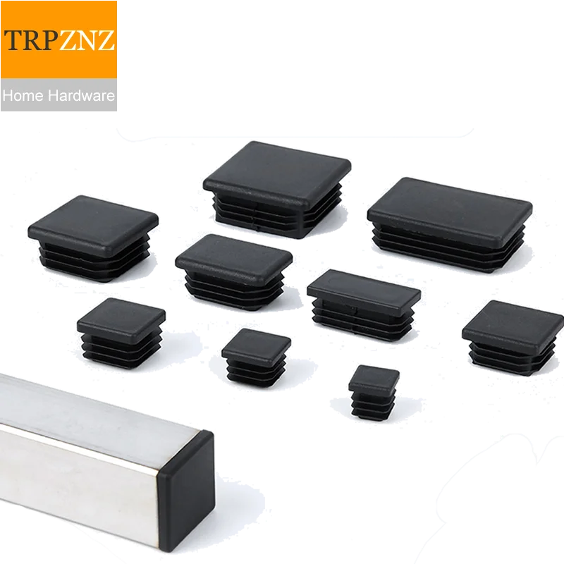 長方形/プラスチック製の耳栓,10mmの正方形のプラグ,パイプカバー,テーブルと椅子の棚,内側のキャップ,家具の脚