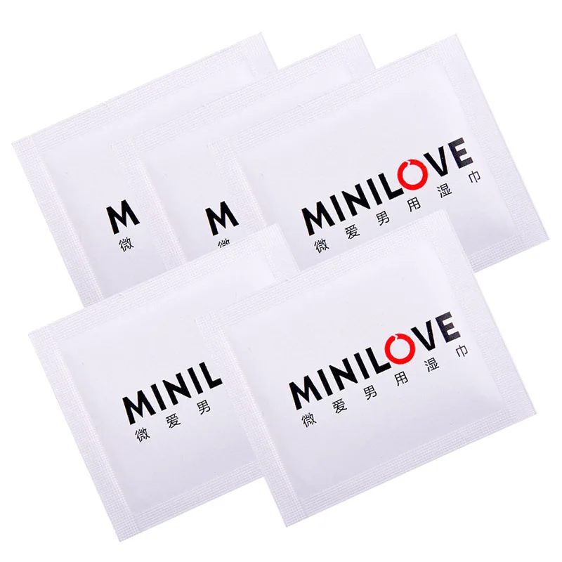 10pcs Certificated Mini Love wet wipe Sexual Prolong Retardant Ejaculation for Men Pleasure Lasting Sex Wipes Wet Tissue