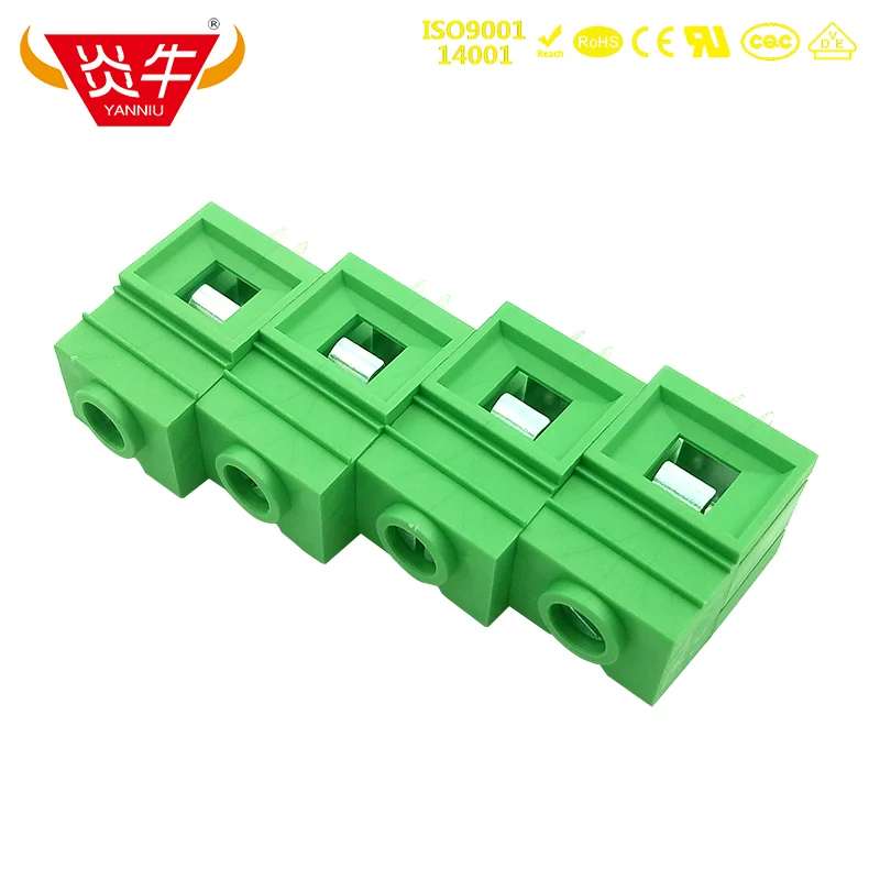 

10Pcs KF139 19.0mm 1PIN 600V 100A HIGH EFFICIENCY PCB UNIVERSAL SCREW TERMINAL BLOCKS KF139-19.0-1P CAN BE STITCHED YANNIU