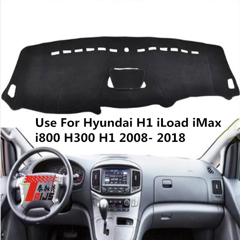 TAIJS Factory Sport anti UV Polyester Fibre Car Dashboard Cover For Hyundai H1 iLoad iMax i800 H300 2008-2018 Left hand drive