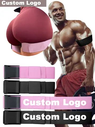 BFR bandes de butin bandes de Restriction du flux sanguin résistance fesses Squat cuisses glands hanche construction sangles Kaatsu équipement de Fitness de gymnastique