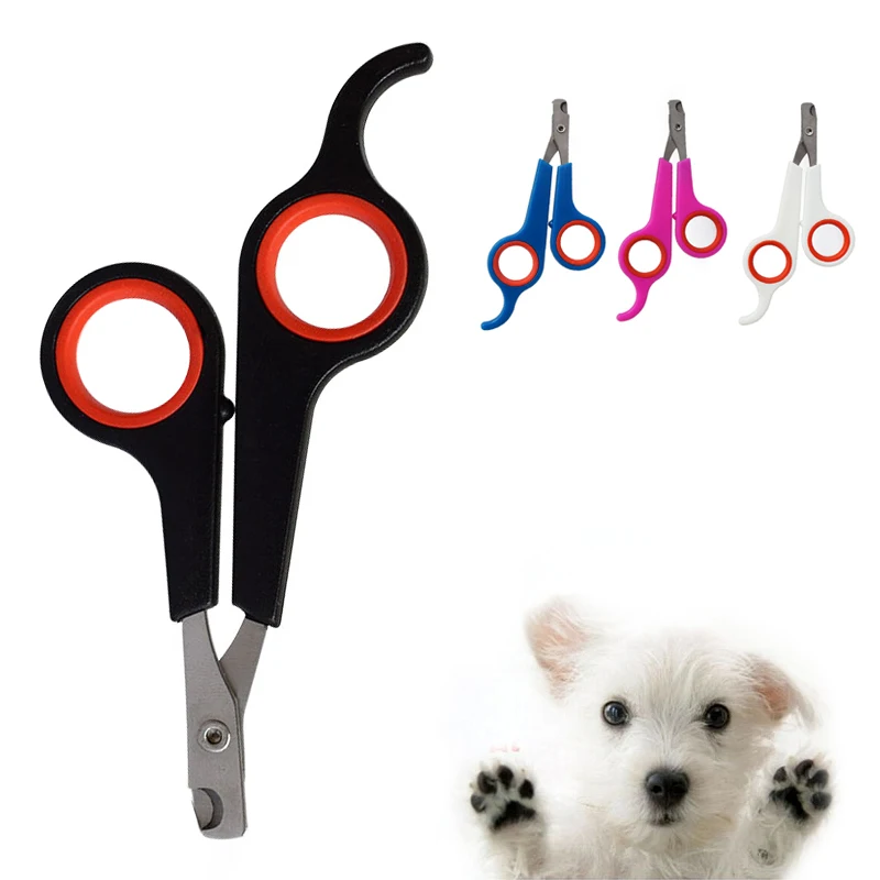 1Pc 7 Colors Pet Nail Clippers Dog Cat Rabbit Bird Guinea Pig Use Claw Trimmers Scissors Household Pet Supplies Nailclippers