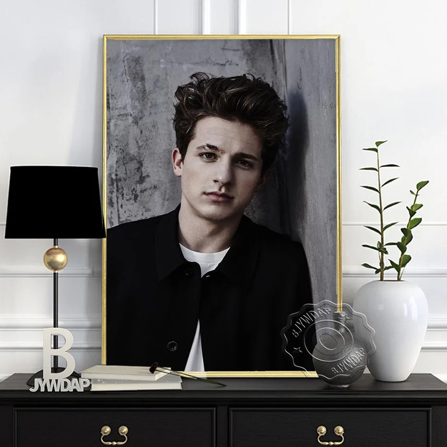 Charlie Puth Music Star Singer Hot Poster And Prints Wall Art Modern Canvas Painting Wall Pictures For Living Room Home Decor