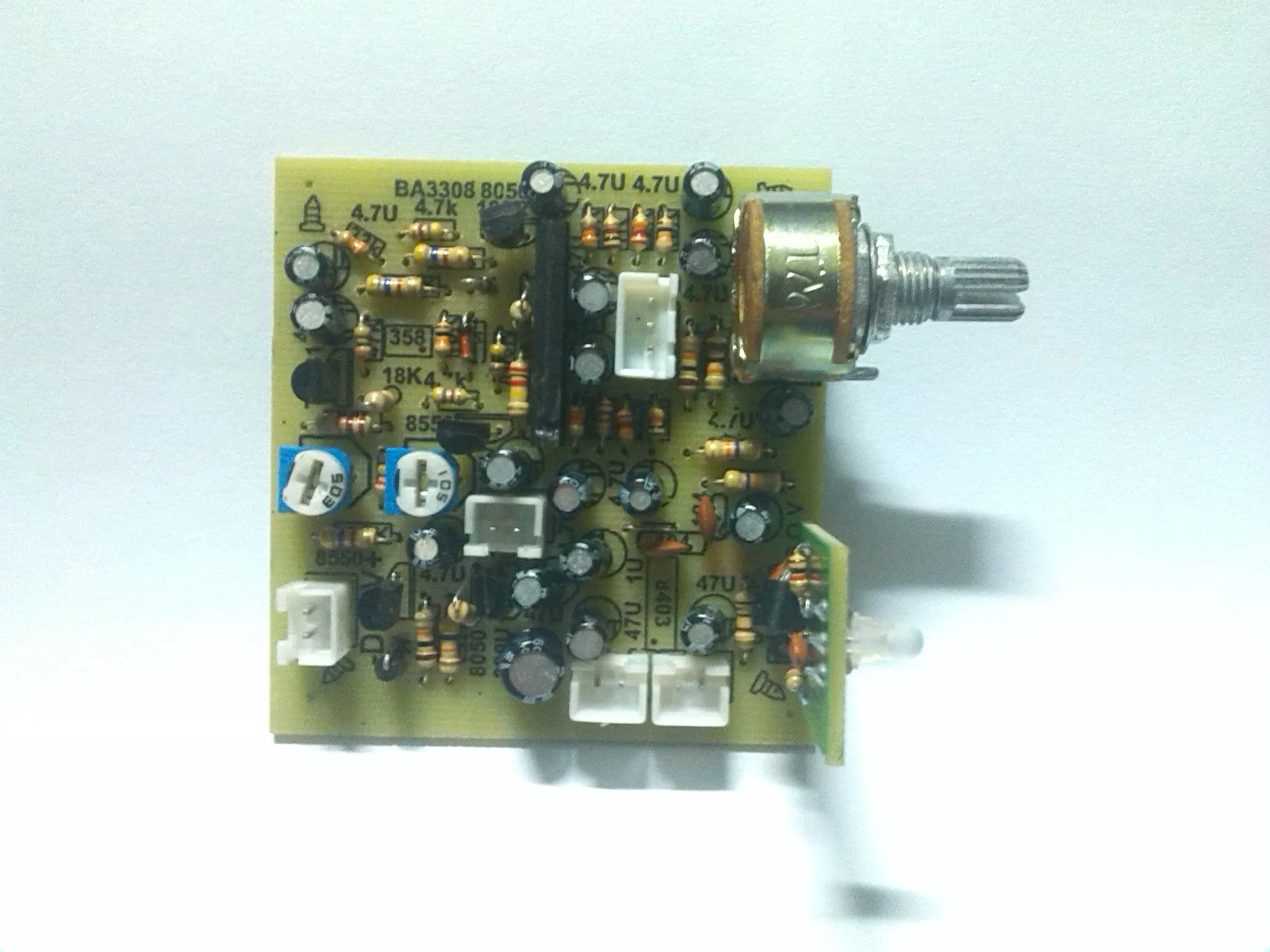 Dual 3W Power Amplifier Board กับ ALC ปริมาณเครื่องขยายเสียงบอร์ดสิ่งแวดล้อมเสียงรบกวนการตรวจจับอัตโนมัติ Volume
