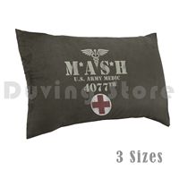 Mash ( Distressed Design ) Pillow Case Printed 35x50 Mash 4077 4077th Mash 4077 Hawkeye Kinger Alan Alda War