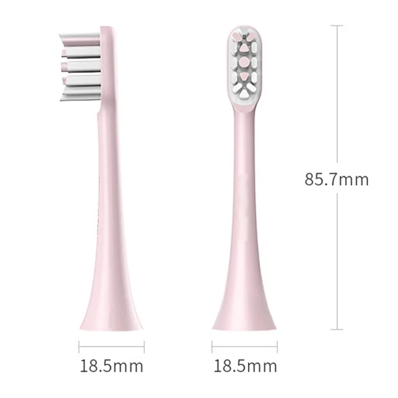 4 Pcs Replacement Toothbrush Heads Compatiable with Xiaomi SOOCAS X3 SOOCARE Electric Toothbrush Round Brush Head