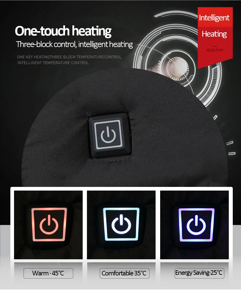 Chaquetas térmicas con calefacción para hombre, abrigo de manga larga con batería eléctrica USB, con capucha, ropa cálida de invierno, novedad de