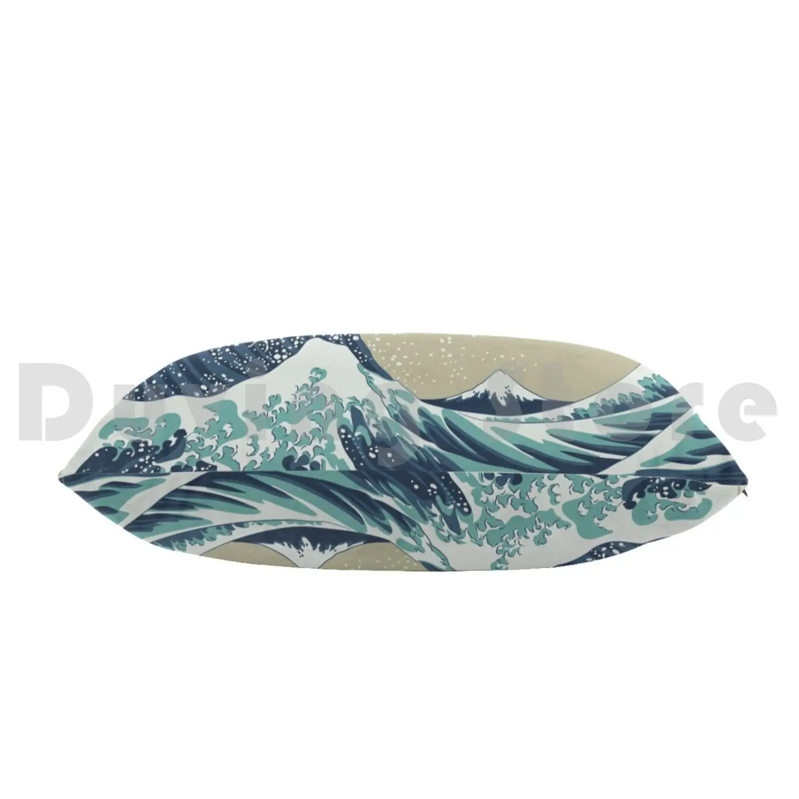 موجة كبيرة قبالة كاناغاوا وسادة القضية ، ديي ، Ukiyo E ، 50x70