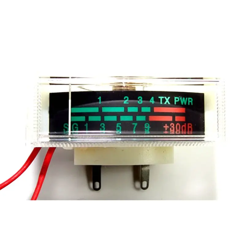 Cabeça Indicadora de Nível de Sinal com Retroiluminação tx Pwr db Mesa Instrumento Eletrônico Indicando Mais 3db