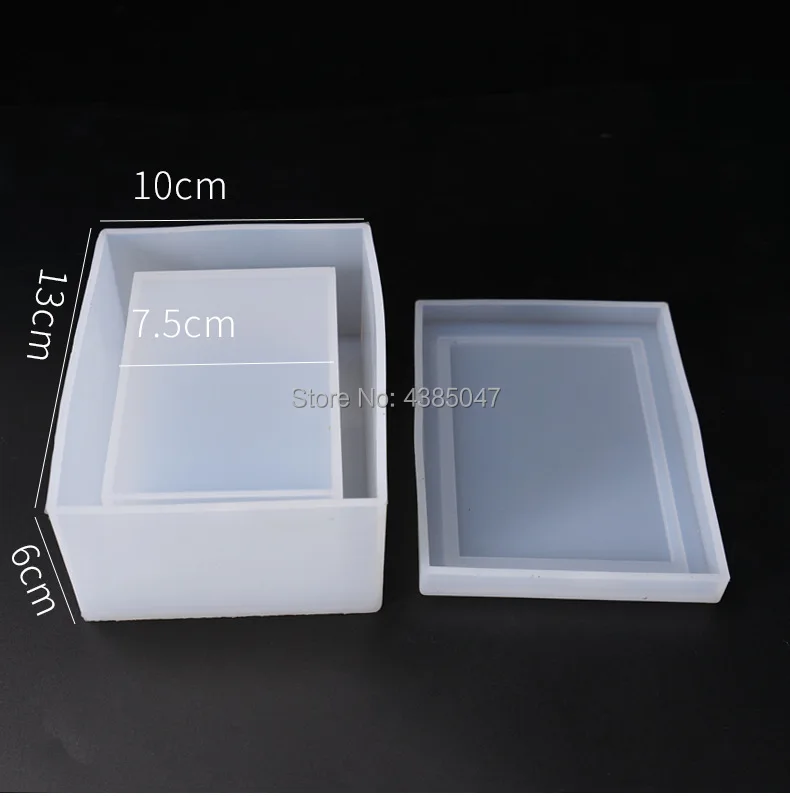 New Arrival Storage box or Holder Handmade Necklace Pendant Epoxy Mould Diy Material Hand Stone UV Resin Jewelry Tools