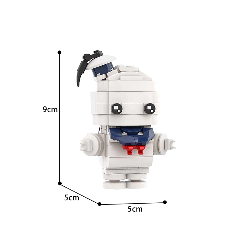 Horror haunted house Ghost Hunting Team Figure Mummy Building Blocks Kit Sickle Boy Cartoon Character Bricks Toy For Child Gift